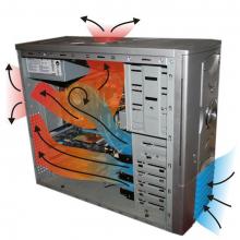 PC belseje: hűtőbordák és ventilátorok