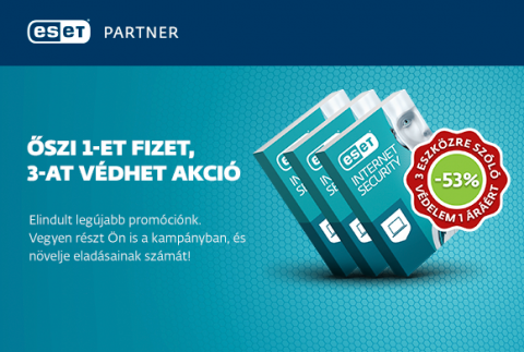 3 az 1-ben akció ESET partner